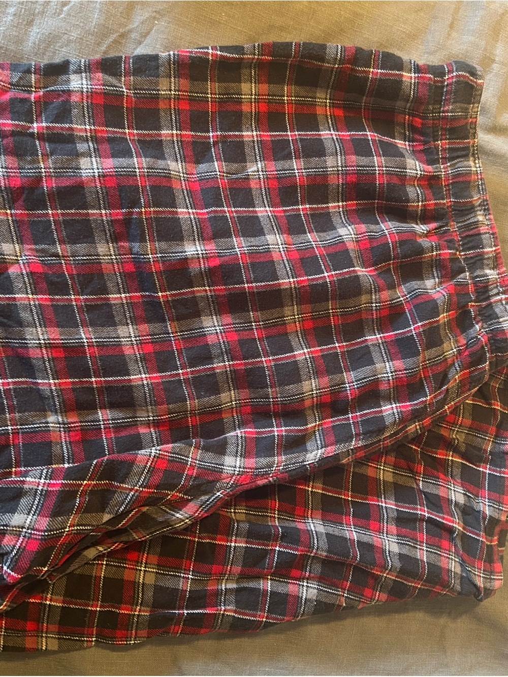 Mixed Plaid Flannel Lounge Pants - Assorted Colors size XL - Picture 3 of 11